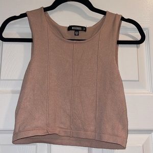 Missguided sweater crop top